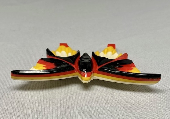 BP159 galalith laminated butterfly brooch 
